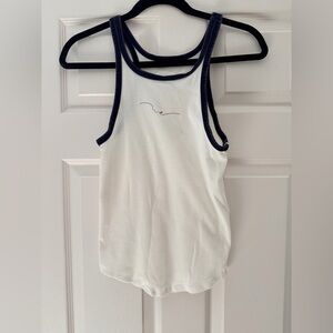 We The Free “We” Tank with Navy Trim
